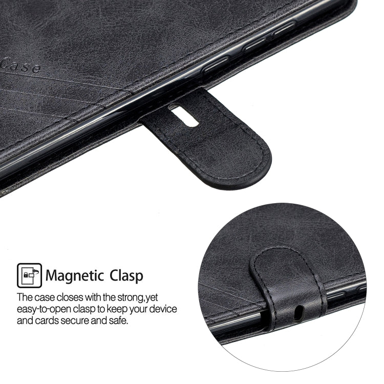 For Huawei P30 Stitching Style 2-Color Cow Texture Horizontal Flip PU Leather Case with Holder & Card Slot & Lanyard