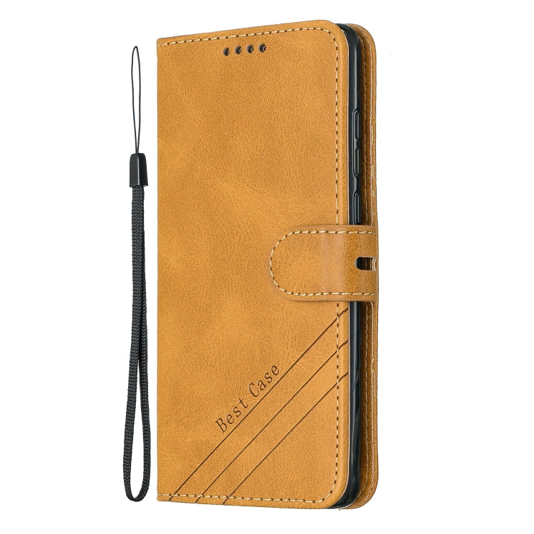 For Huawei P30 Stitching Style 2-Color Cow Texture Horizontal Flip PU Leather Case with Holder & Card Slot & Lanyard