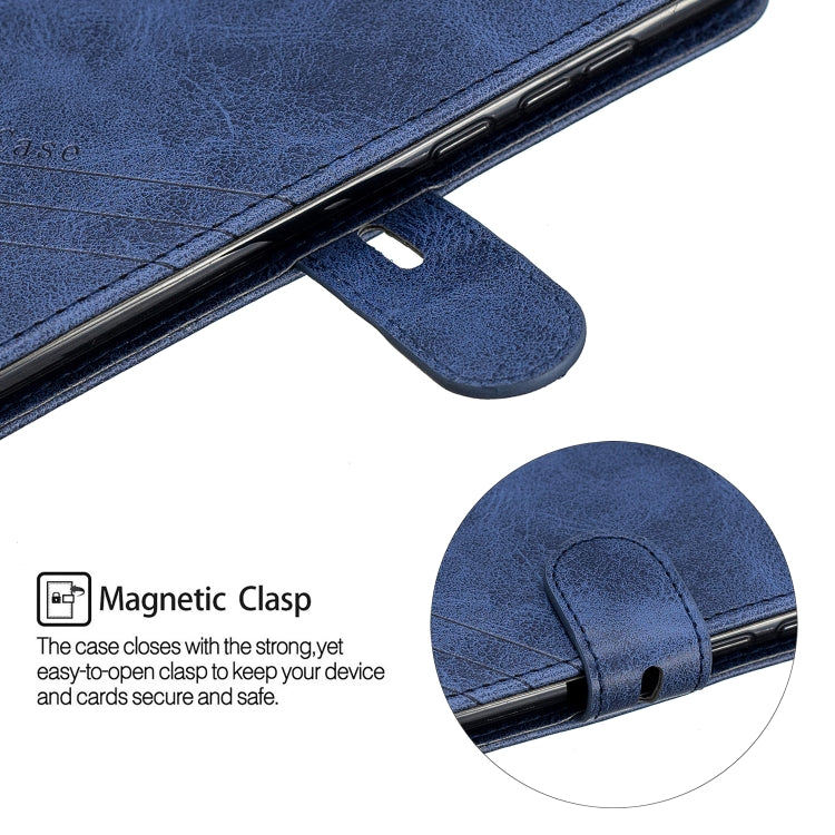 For Huawei P30 Stitching Style 2-Color Cow Texture Horizontal Flip PU Leather Case with Holder & Card Slot & Lanyard