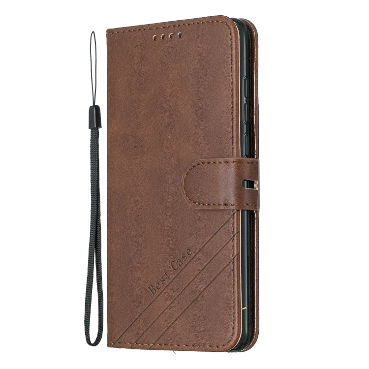 For Huawei P30 Stitching Style 2-Color Cow Texture Horizontal Flip PU Leather Case with Holder & Card Slot & Lanyard