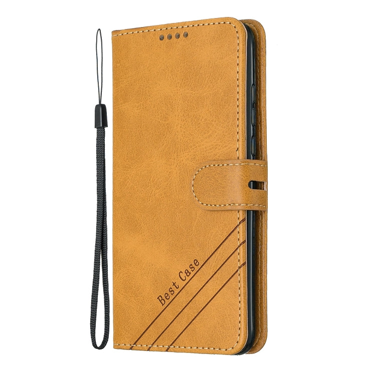 For Huawei P30 Lite Stitching Style 2-Color Cow Texture Horizontal Flip PU Leather Case with Holder & Card Slot & Lanyard