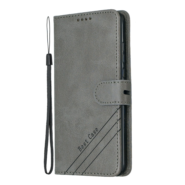 For Huawei P30 Pro Stitching Style 2-Color Cow Texture Horizontal Flip PU Leather Case with Holder & Card Slot & Lanyard