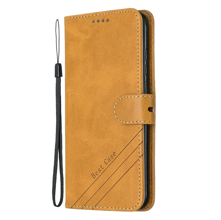 For Huawei Y7 2019 / Enjoy 9Stitching Style 2-Color Cow Texture Horizontal Flip PU Leather Case with Holder & Card Slot & Lanyard