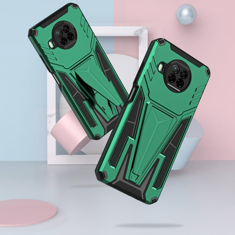 For Xiaomi Redmi Note 9 Pro 5G Super V Armor PC + TPU Phone Case with Holder