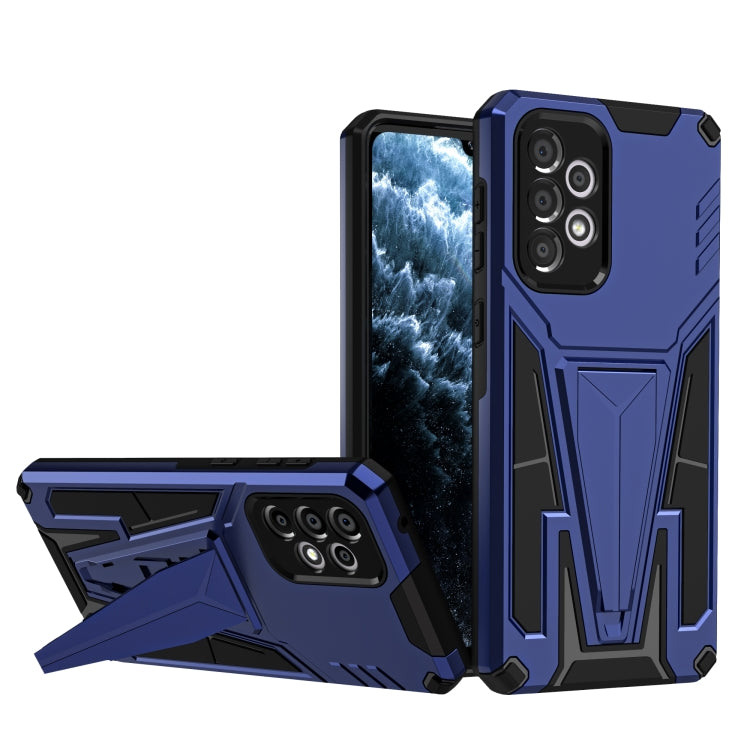 For Samsung Galaxy A33 5G Super V Armor PC + TPU Phone Case with Holder