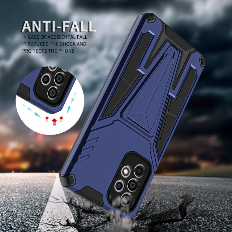 For Samsung Galaxy A33 5G Super V Armor PC + TPU Phone Case with Holder