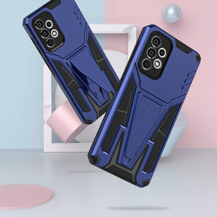For Samsung Galaxy A33 5G Super V Armor PC + TPU Phone Case with Holder