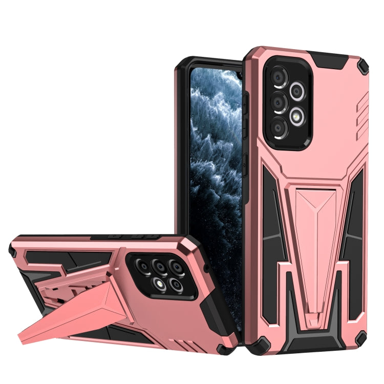 For Samsung Galaxy A33 5G Super V Armor PC + TPU Phone Case with Holder