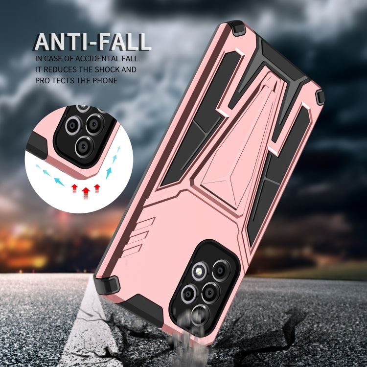 For Samsung Galaxy A33 5G Super V Armor PC + TPU Phone Case with Holder