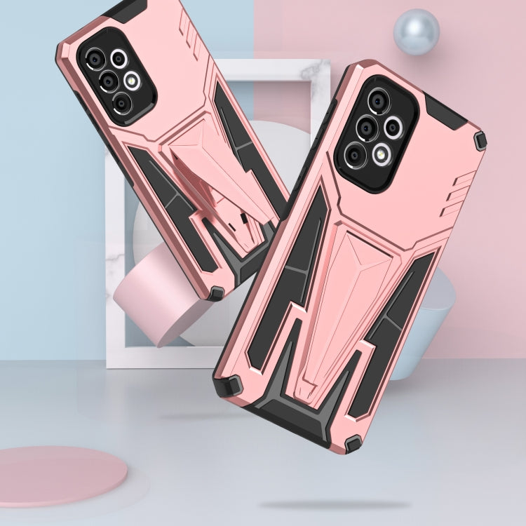 For Samsung Galaxy A33 5G Super V Armor PC + TPU Phone Case with Holder
