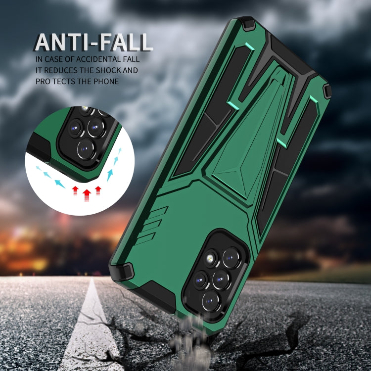 For Samsung Galaxy A53 5G Super V Armor PC + TPU Phone Case with Holder