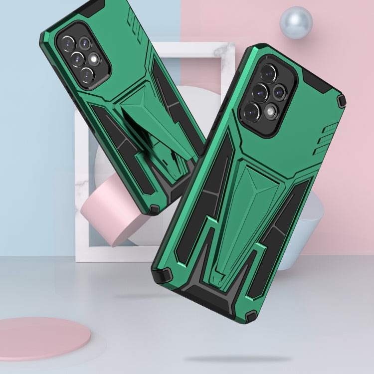 For Samsung Galaxy A53 5G Super V Armor PC + TPU Phone Case with Holder