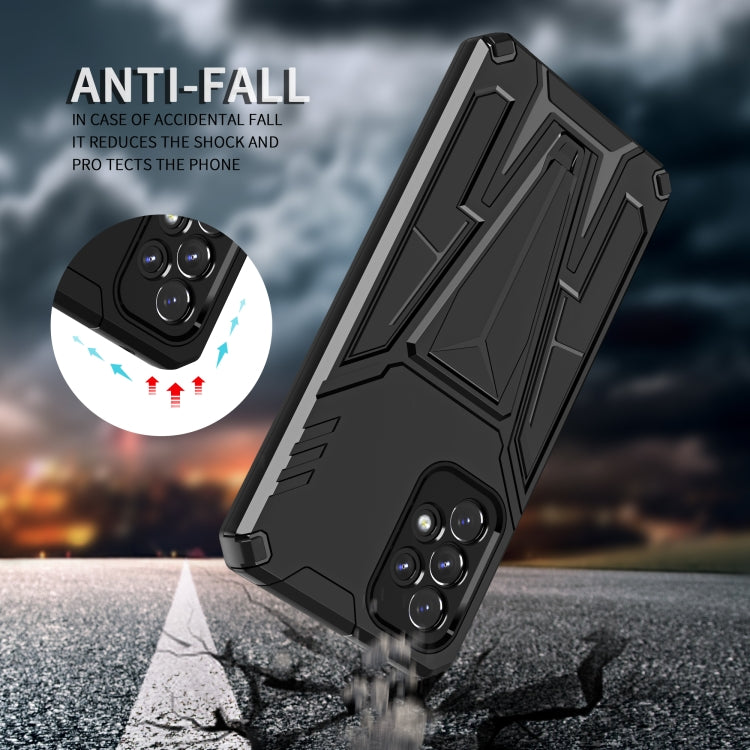 For Samsung Galaxy A53 5G Super V Armor PC + TPU Phone Case with Holder