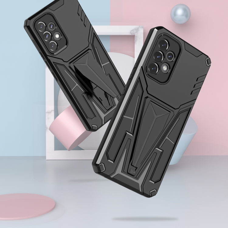 For Samsung Galaxy A53 5G Super V Armor PC + TPU Phone Case with Holder