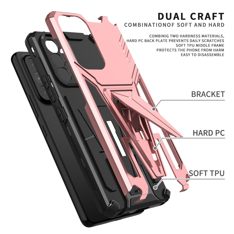 For Samsung Galaxy A53 5G Super V Armor PC + TPU Phone Case with Holder