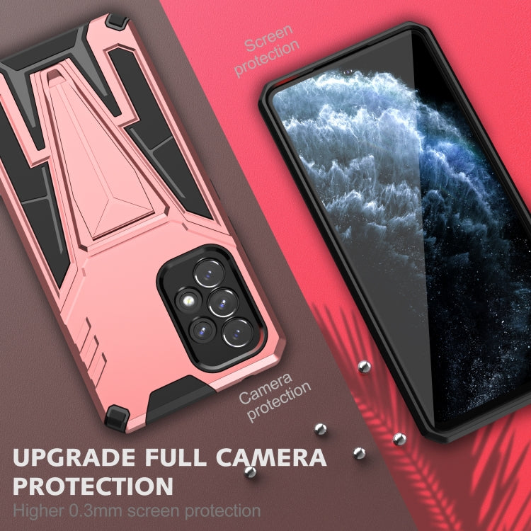 For Samsung Galaxy A53 5G Super V Armor PC + TPU Phone Case with Holder
