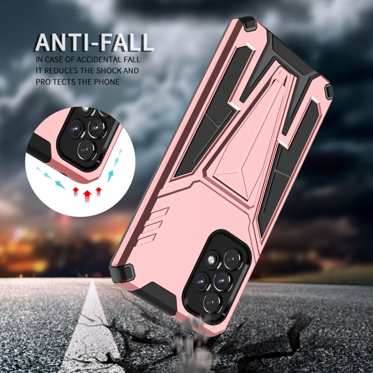 For Samsung Galaxy A53 5G Super V Armor PC + TPU Phone Case with Holder