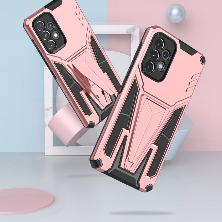 For Samsung Galaxy A53 5G Super V Armor PC + TPU Phone Case with Holder