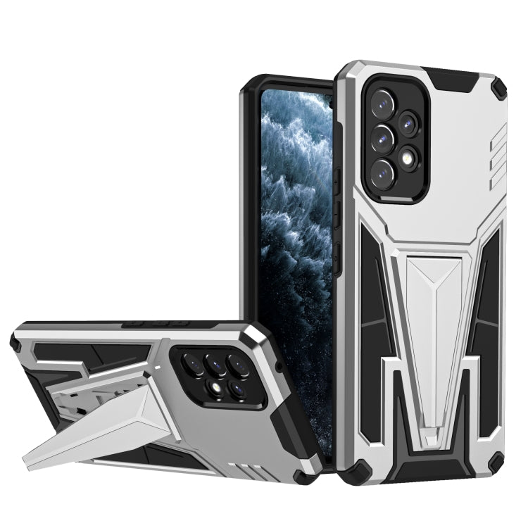 For Samsung Galaxy A53 5G Super V Armor PC + TPU Phone Case with Holder