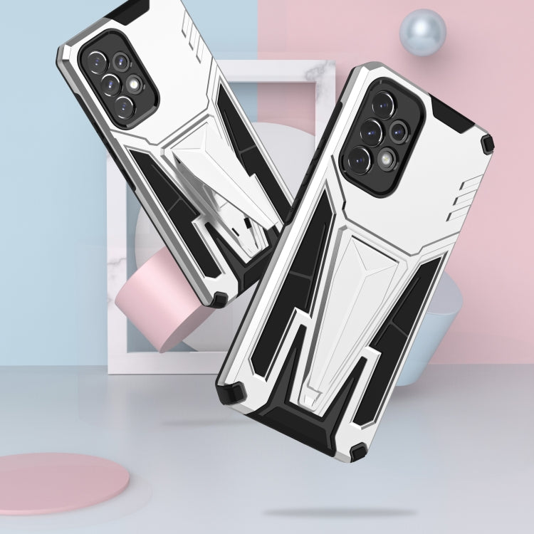 For Samsung Galaxy A53 5G Super V Armor PC + TPU Phone Case with Holder