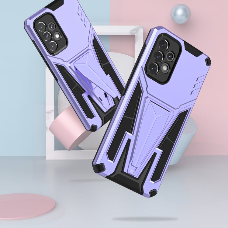For Samsung Galaxy A53 5G Super V Armor PC + TPU Phone Case with Holder