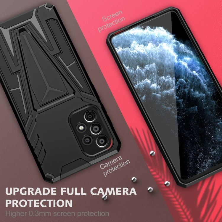 For Samsung Galaxy A73 Super V Armor PC + TPU Phone Case with Holder