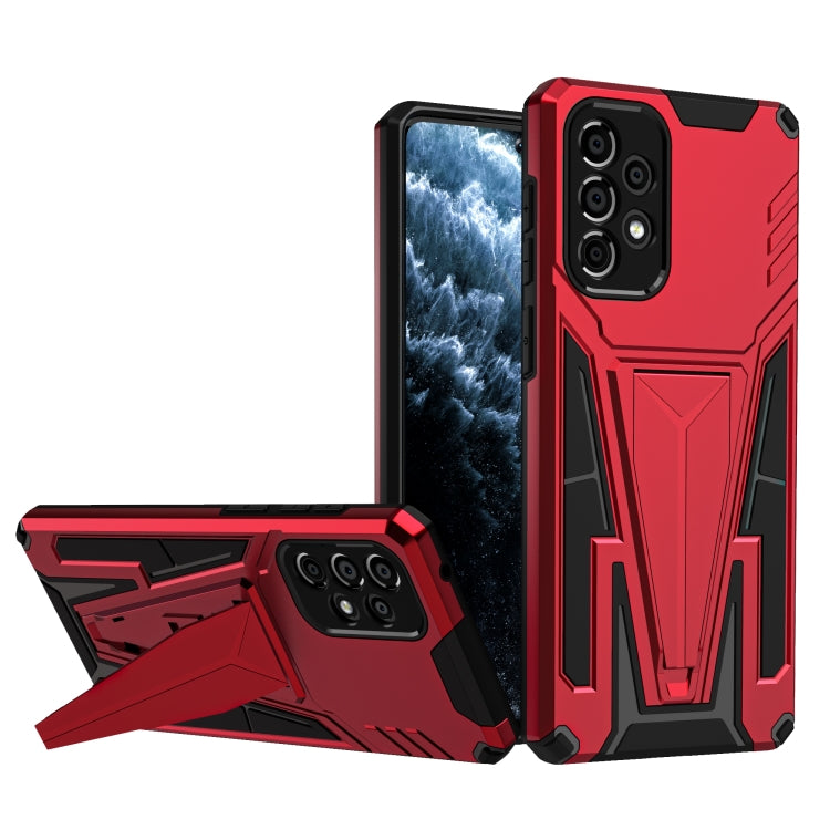 For Samsung Galaxy A73 Super V Armor PC + TPU Phone Case with Holder