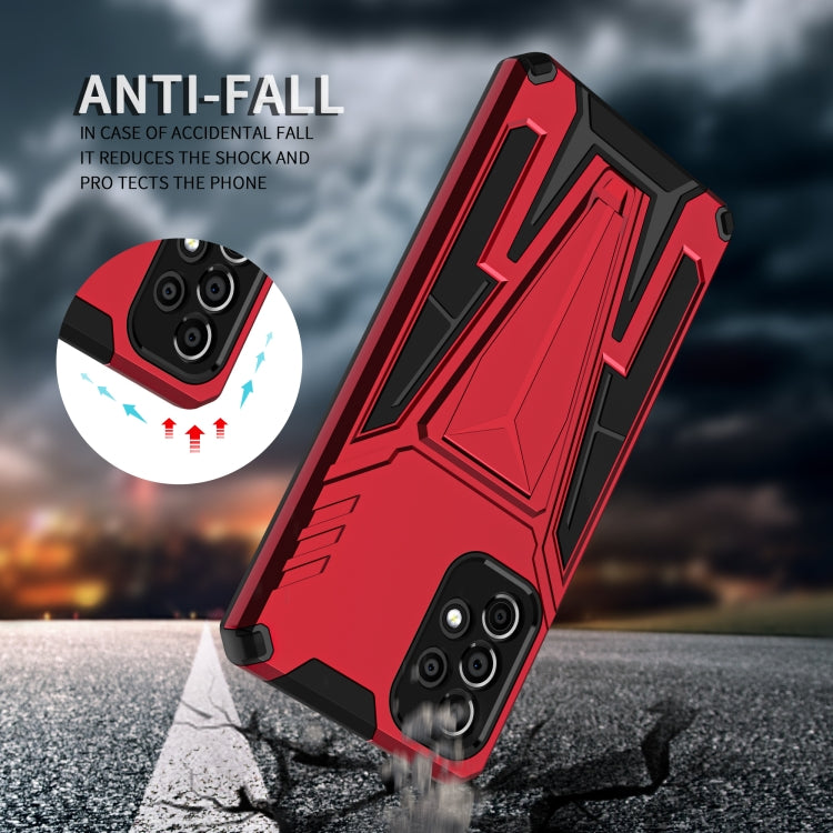 For Samsung Galaxy A73 Super V Armor PC + TPU Phone Case with Holder