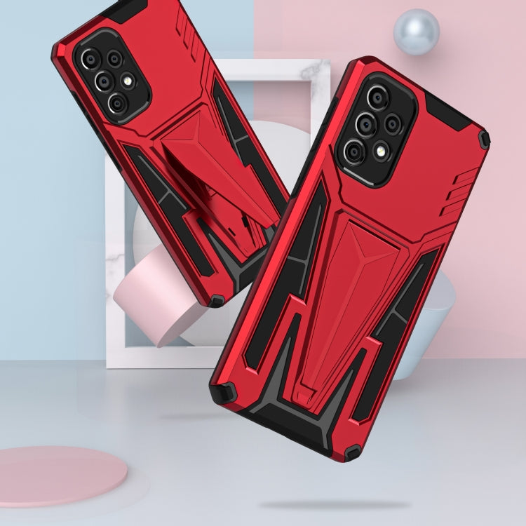 For Samsung Galaxy A73 Super V Armor PC + TPU Phone Case with Holder