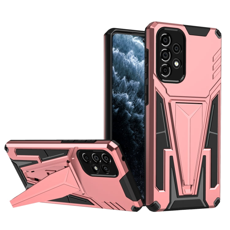 For Samsung Galaxy A73 Super V Armor PC + TPU Phone Case with Holder