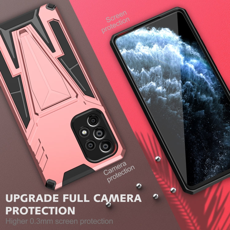For Samsung Galaxy A73 Super V Armor PC + TPU Phone Case with Holder