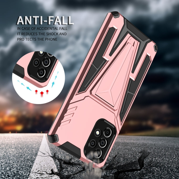 For Samsung Galaxy A73 Super V Armor PC + TPU Phone Case with Holder