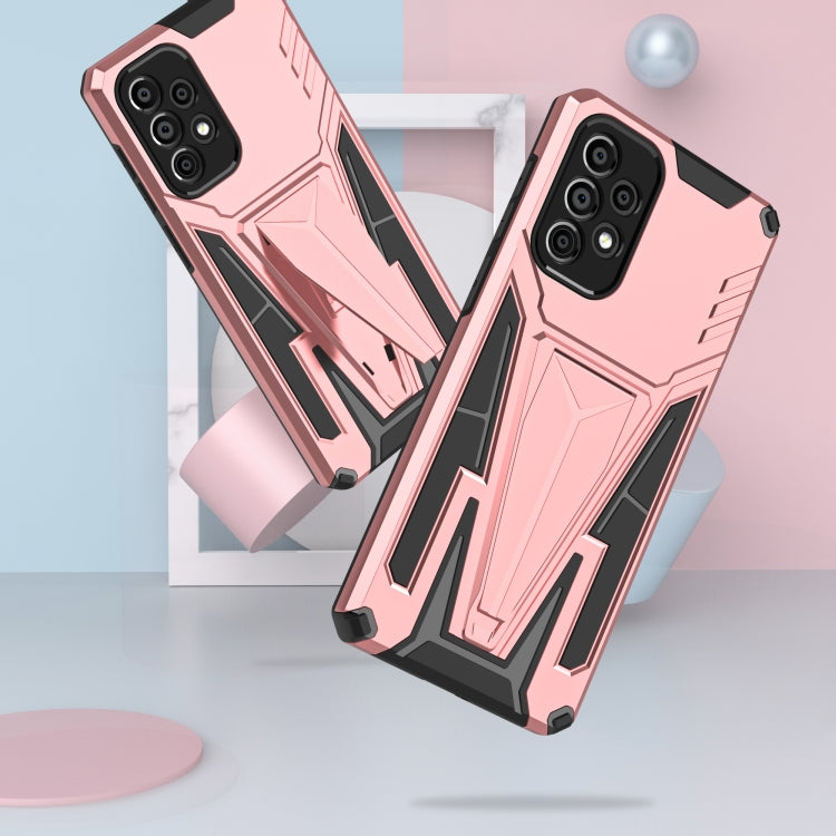 For Samsung Galaxy A73 Super V Armor PC + TPU Phone Case with Holder