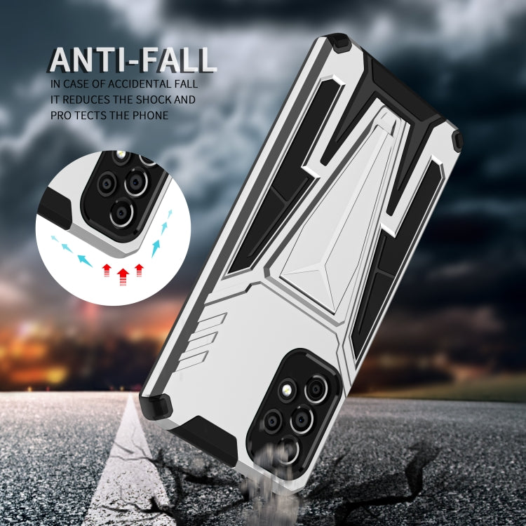 For Samsung Galaxy A73 Super V Armor PC + TPU Phone Case with Holder