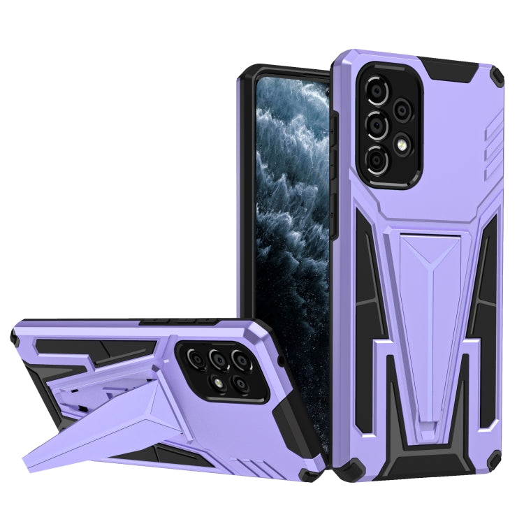 For Samsung Galaxy A73 Super V Armor PC + TPU Phone Case with Holder