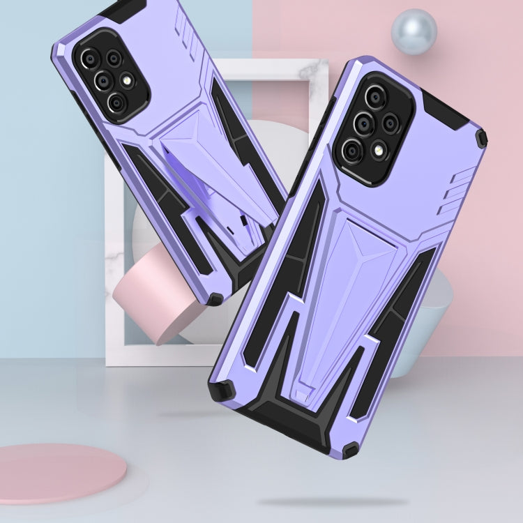 For Samsung Galaxy A73 Super V Armor PC + TPU Phone Case with Holder