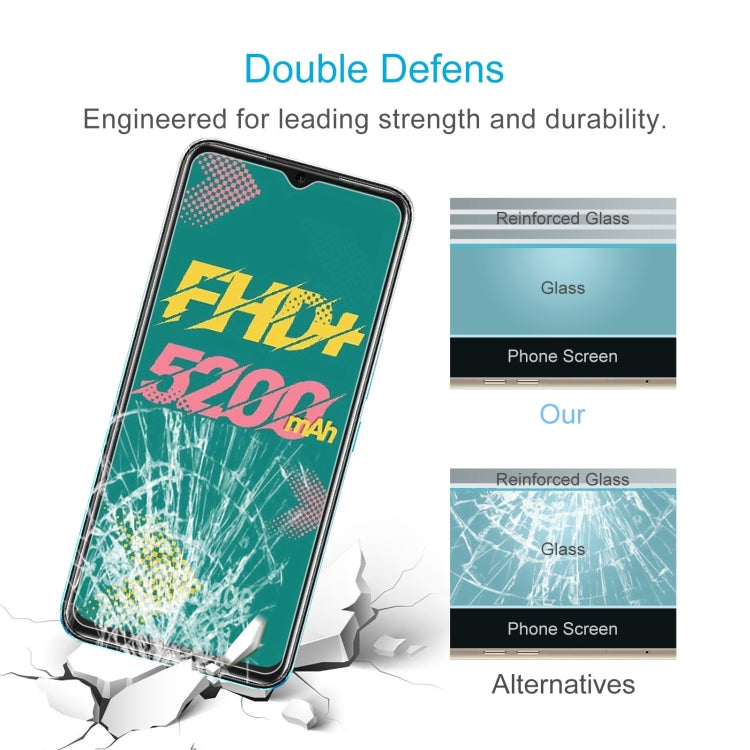 50 PCS 0.26mm 9H 2.5D Tempered Glass Film For Infinix Hot 11