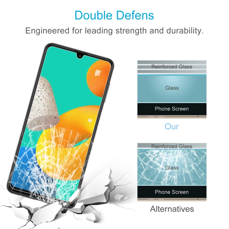 10 PCS 0.26mm 9H 2.5D Tempered Glass Film For Samsung Galaxy M33 5G