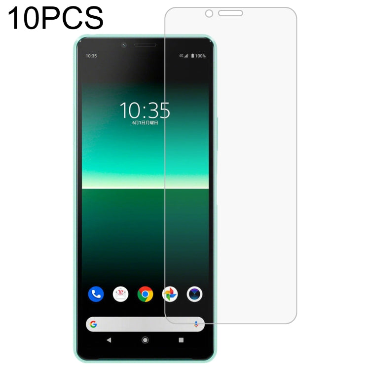 10 PCS 0.26mm 9H 2.5D Tempered Glass Film For Sony Xperia 10 II