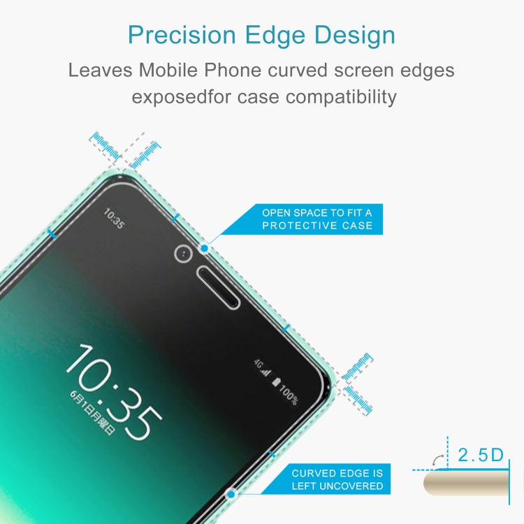 10 PCS 0.26mm 9H 2.5D Tempered Glass Film For Sony Xperia 10 II