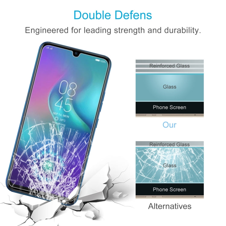 10 PCS 0.26mm 9H 2.5D Tempered Glass Film For Tecno Camon 12 Pro