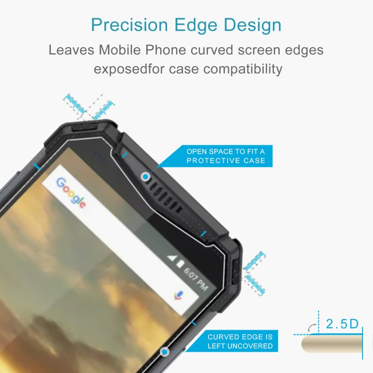 10 PCS 0.26mm 9H 2.5D Tempered Glass Film For Ulefone Armor 3