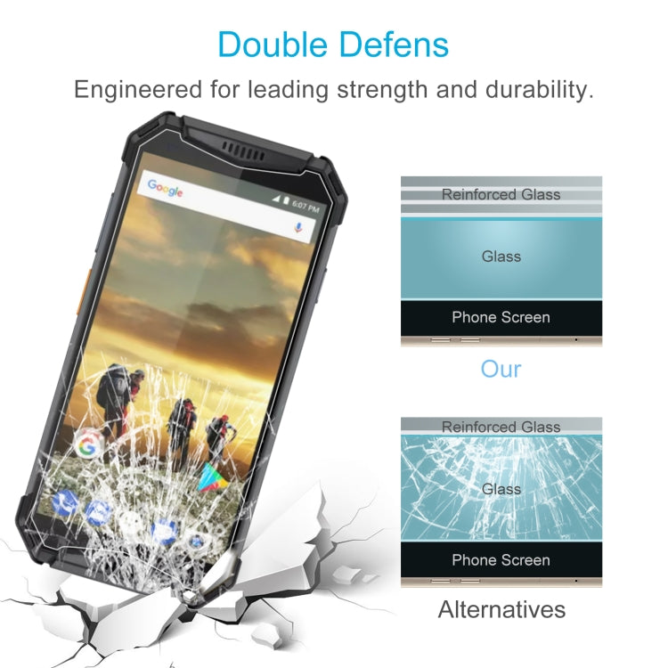 10 PCS 0.26mm 9H 2.5D Tempered Glass Film For Ulefone Armor 3T