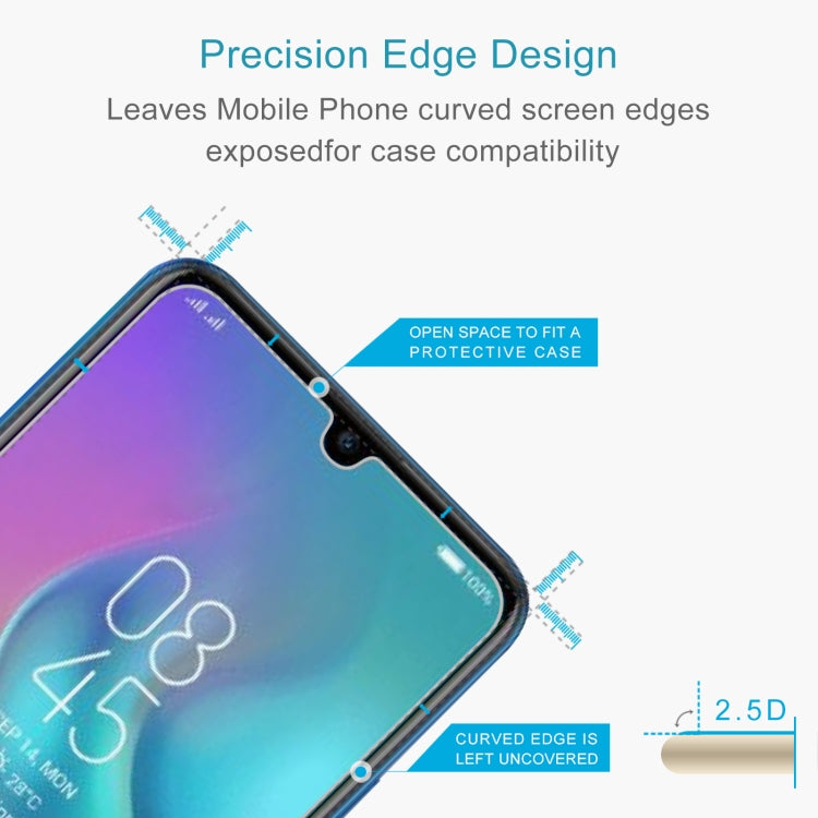 50 PCS 0.26mm 9H 2.5D Tempered Glass Film For Tecno Camon 12 Pro