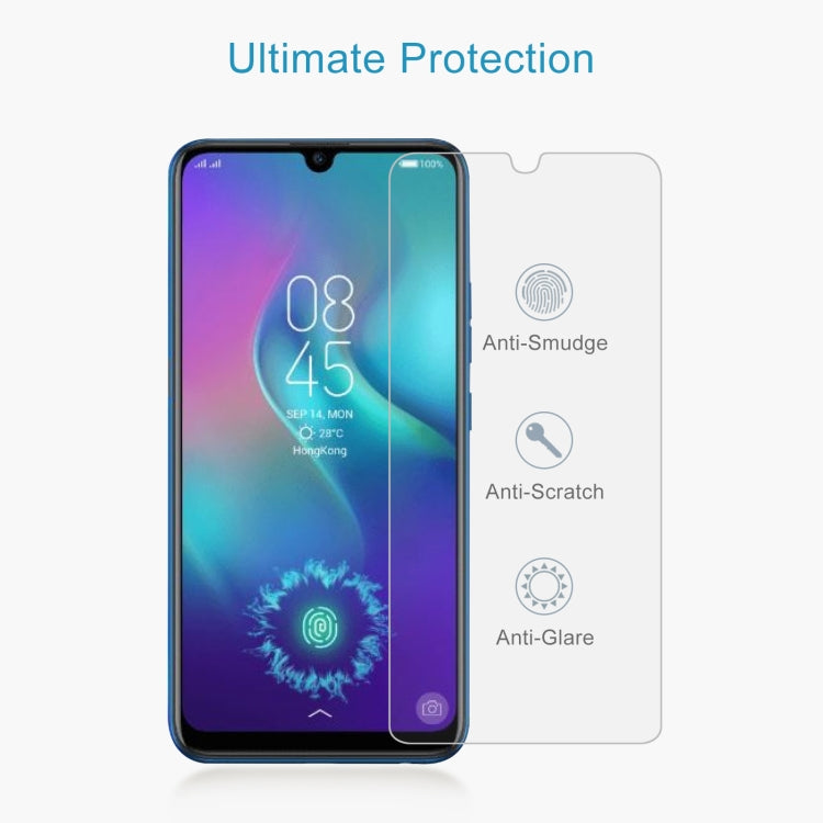 50 PCS 0.26mm 9H 2.5D Tempered Glass Film For Tecno Camon 12 Pro