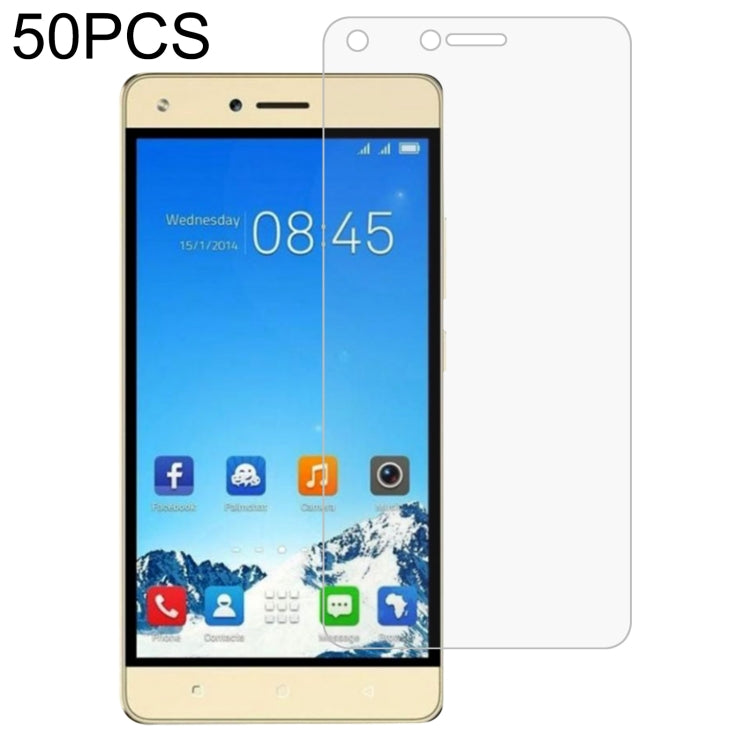 50 PCS 0.26mm 9H 2.5D Tempered Glass Film For Tecno W5 Lite