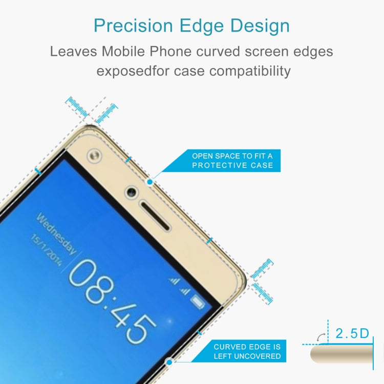 50 PCS 0.26mm 9H 2.5D Tempered Glass Film For Tecno W5 Lite