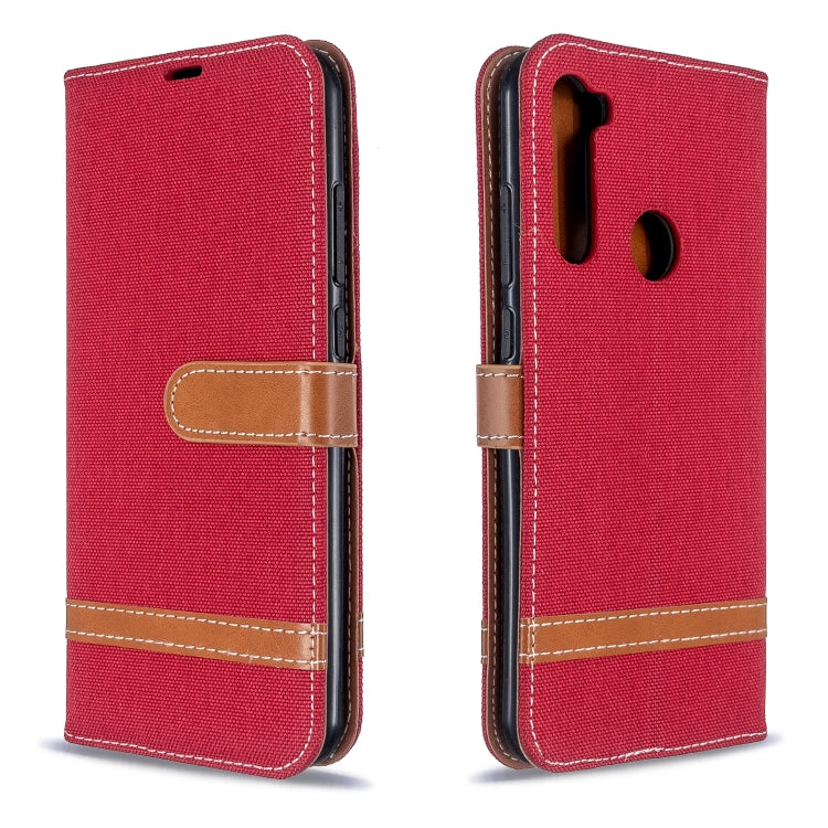 For Xiaomi CC9 Pro / Note 10 / Note 10 Pro Color Matching Denim Texture Horizontal Flip PU Leather Case with Holder & Card Slots & Wallet & Lanyard