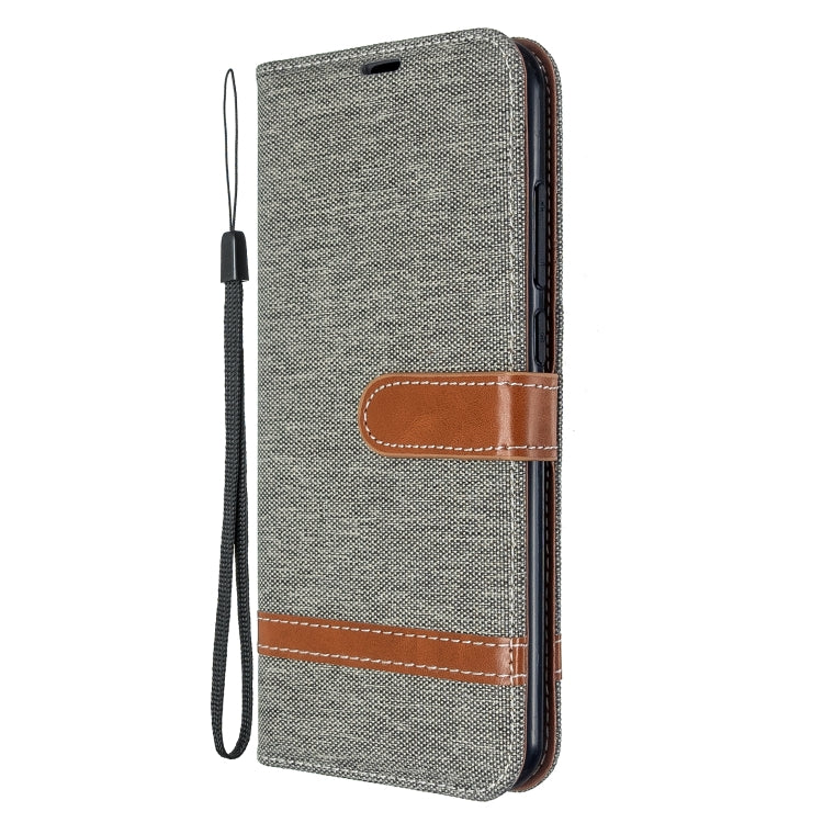 For Xiaomi CC9 Pro / Note 10 / Note 10 Pro Color Matching Denim Texture Horizontal Flip PU Leather Case with Holder & Card Slots & Wallet & Lanyard