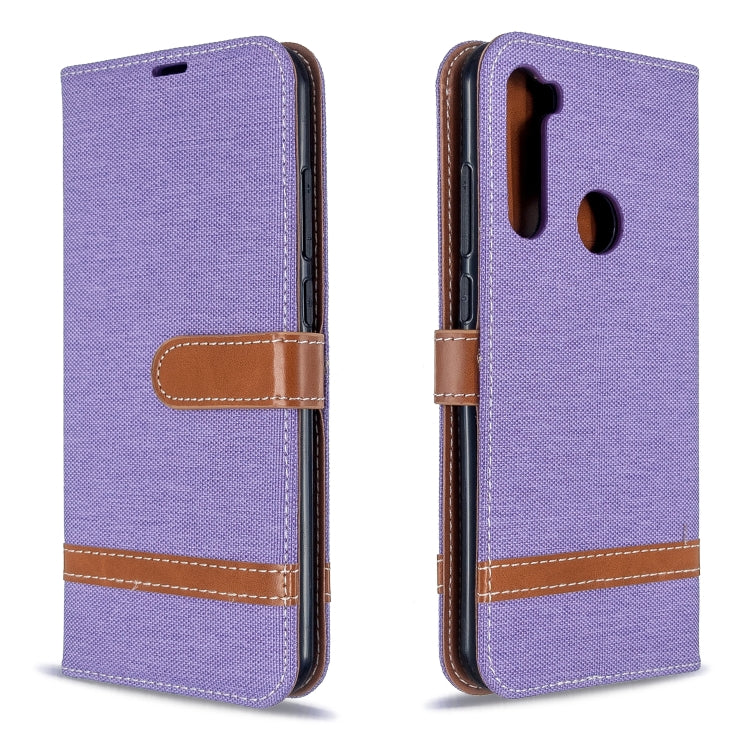 For Xiaomi CC9 Pro / Note 10 / Note 10 Pro Color Matching Denim Texture Horizontal Flip PU Leather Case with Holder & Card Slots & Wallet & Lanyard